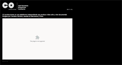 Desktop Screenshot of coproducciones.net